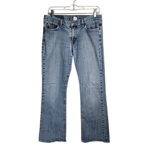 Vintage Lucky Brand Boot Cut Dungarees Jeans Denim USA Light Wash Mid Rise 10 30